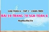 Giải bài 10 trang 70 Toán 6 Tập 1 SGK Chân trời sáng tạo: Ước và bội của số nguyên
